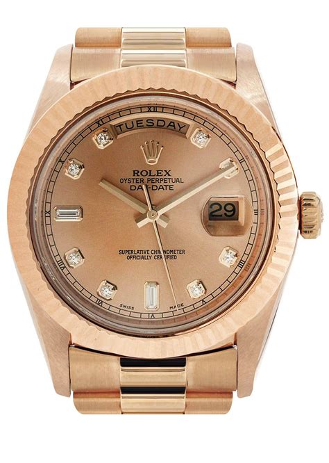 rolex day-date 2 41mm rose gold|Rolex Day-Date 218238.